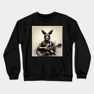 Rock it like a roo rock star Crewneck Sweatshirt